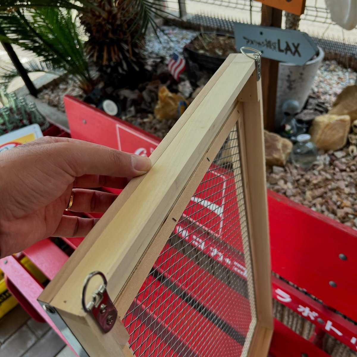 ディスプレイボード☆フェンス☆DIY☆カリフォルニア☆アメリカン雑貨