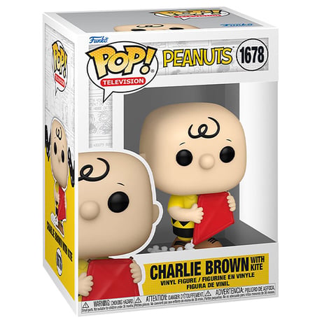 POP! TELEVISION VINYL FIGURE PEANUTS CHARLIE BROWN with KITE