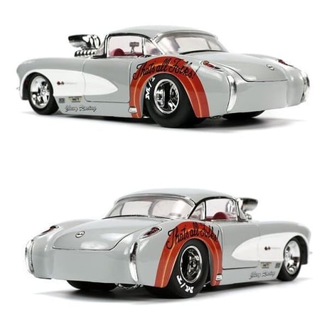 1:24 LOONEY TUNES 1957 CHEVY CORVETTE w/ BUGS BUNNY