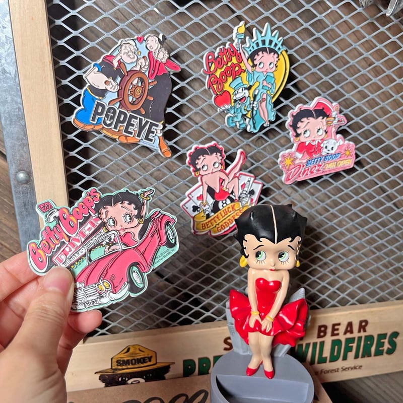 BETTY BOOP & POPEYE】ラバーマグネット | アメリカン雑貨LAX オンラ