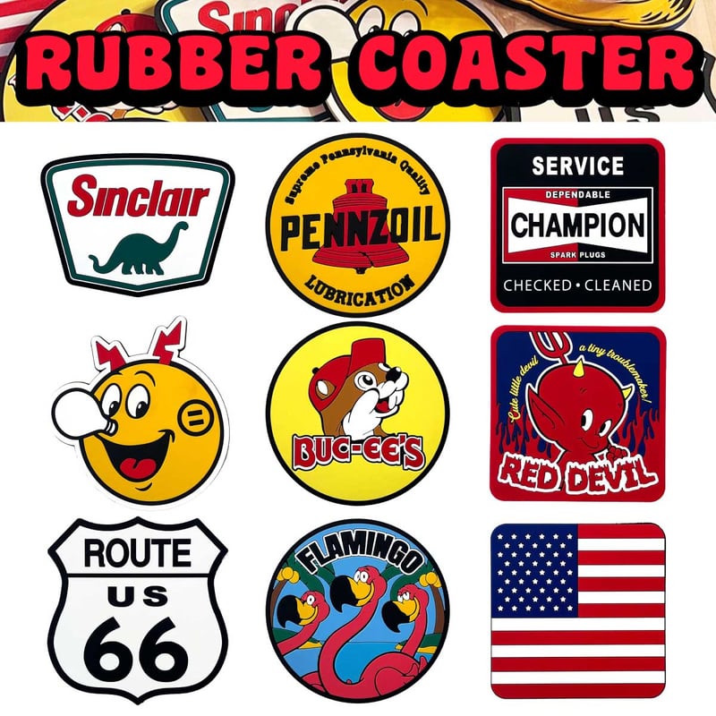 アドバタイジング ラバーコースター | アメリカン雑貨LAX オンライン