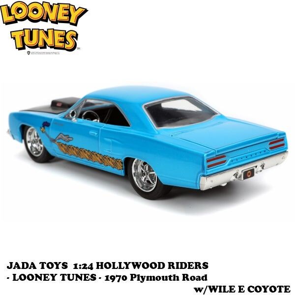1:24 LOONEY TUNES 1970 Plymouth Road w/WILE E C