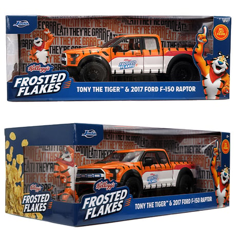 トニー ザ タイガー】ミニカー 1:24 Kellogg's 2017 Ford F-150 Raptor w/ TONY THE TIGER【トニー ザ タイガー】ミニカー