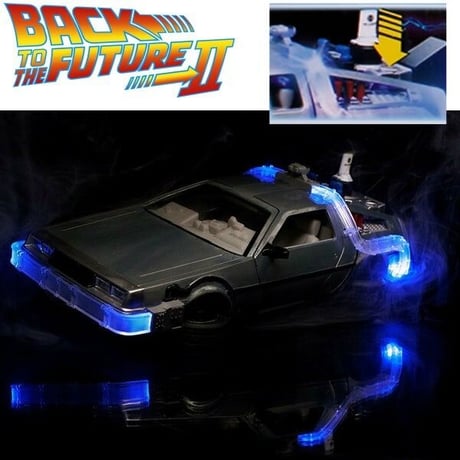 1:24 BACK TO THE FUTURE PART II - TIME MACHINE W/LIGHT
