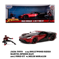 1:24 MARVEL SPIDERMAN MILES MORALES & 2017 FORD GT