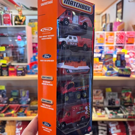 【MATCHBOX】5カーパック（レスキュー）
