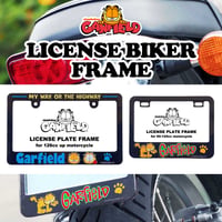 【GARFIELD】　【バイク50～125㏄、126㏄～】ライセンス フレーム