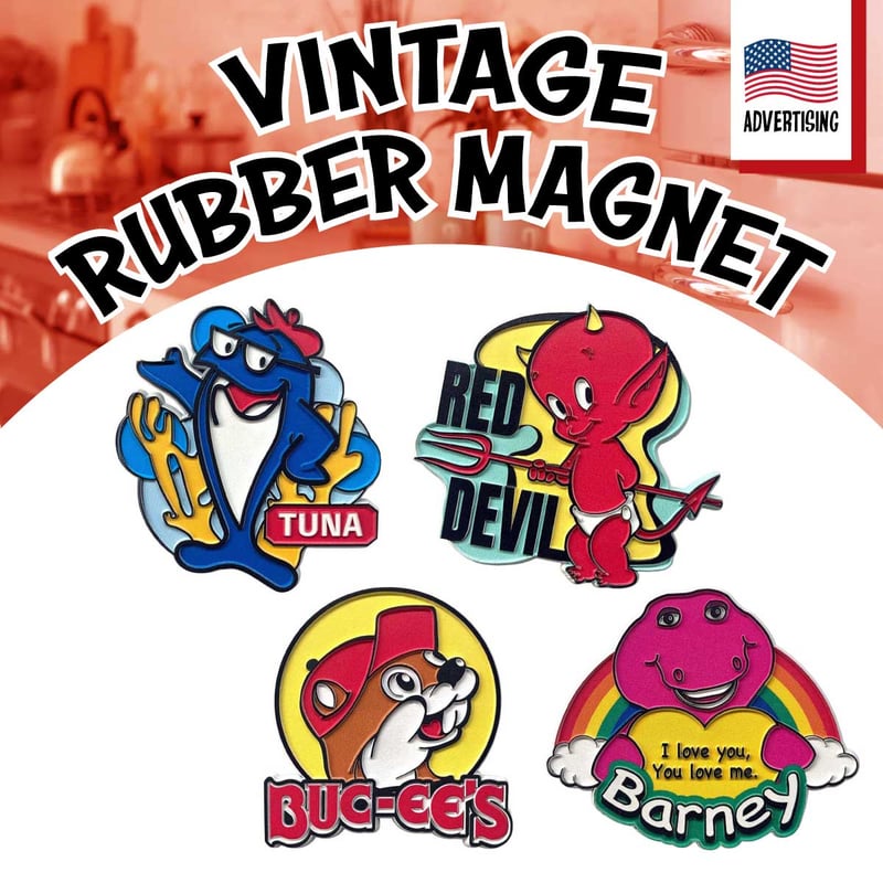 AMERICAN CHARACTER】ラバーマグネット | アメリカン雑貨LAX オンライ