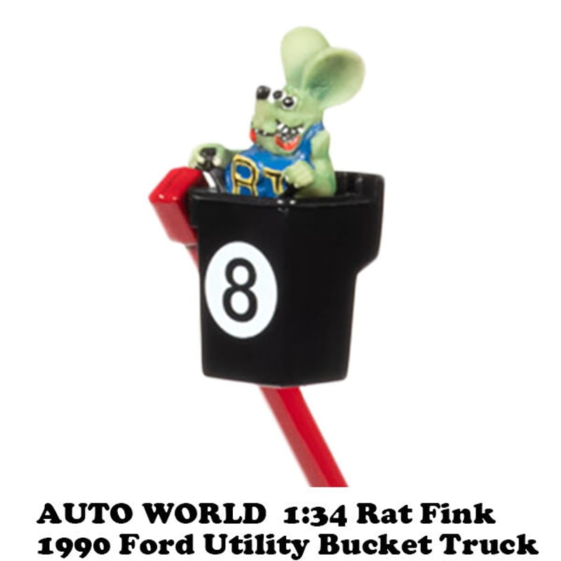 1:34 Rat Fink 1990 Ford Utility Bucket Truck | 