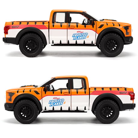 トニー ザ タイガー】ミニカー 1:24 Kellogg's 2017 Ford F-150 Raptor w/ TONY THE TIGER【トニー ザ タイガー】ミニカー