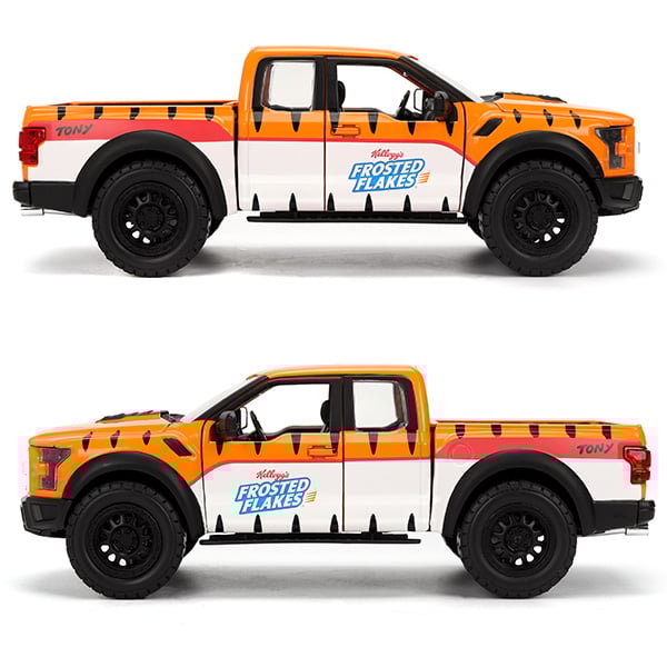 Kellogg's トニー・ザ・タイガー 2017フォードF-150ラプター トニー ザ タイガー】ミニカー 1:24 Kellogg's 2017 Ford F-150