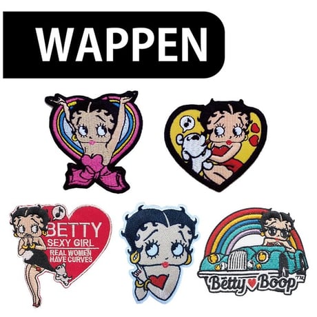 【Betty Boop】ベティちゃん ワッペン パッチ part.2