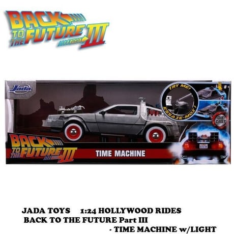 1:24 BACK TO THE FUTURE PART III - TIME MACHINE W/LIGHT