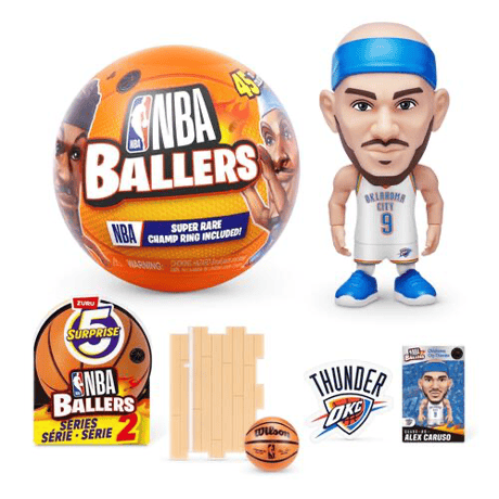 【4個セットBOX販売】【種類ランダム】ZURU5サプライズ NBA シリーズ2【ブラインドボックス】