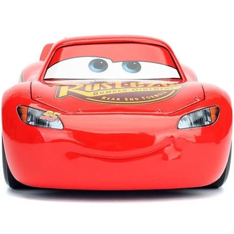 1:24 DISNEY PIXAR CARS LIGHTNING McQUEEN with TIRE RACK