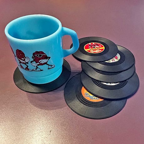 【まるで本物？！】【レーズンorベティちゃん】 レコード コースター
