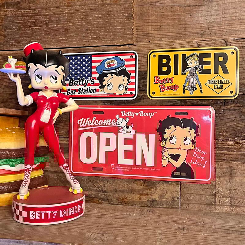 BettyBoop】 ミニCMライセンス プレート | アメリカン雑貨LAX BettyBoop】 ミニCMライセンス プレート | アメリカン雑貨LAX