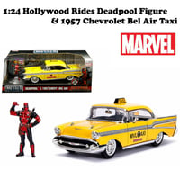 1:24 Hollywood Rides Deadpool TAXI with Deadpool Figure
