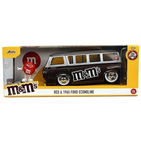 1:24 M&M'S 1965 FORD ECONOLINE w/RED FIGURE