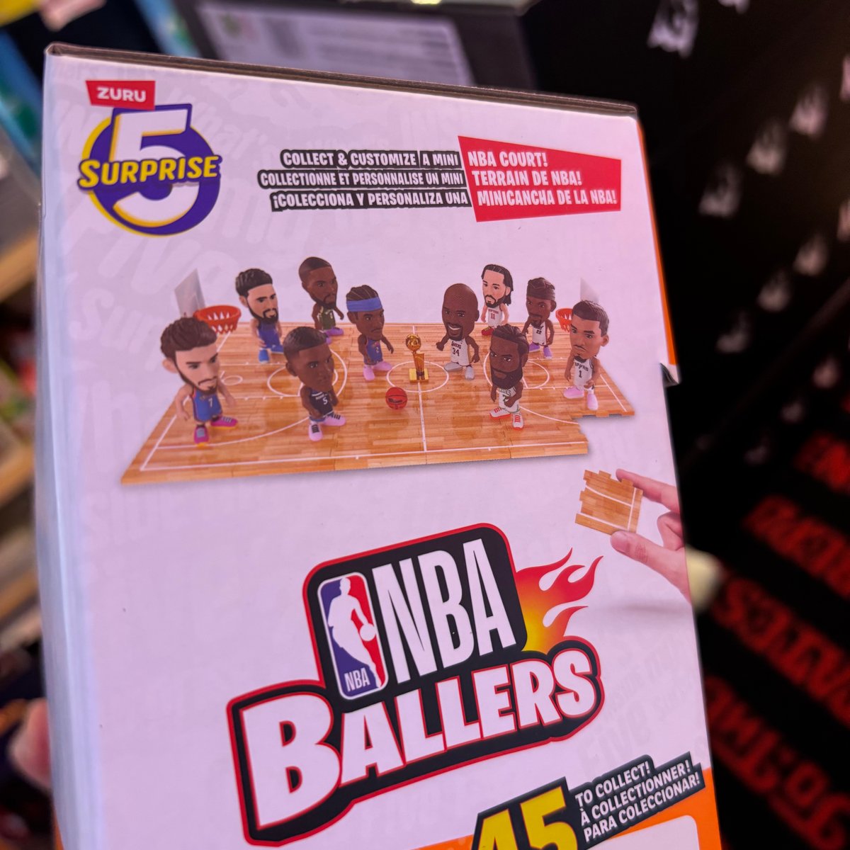 4個セットBOX販売】【種類ランダム】ZURU5サプライズ NBA シリーズ2