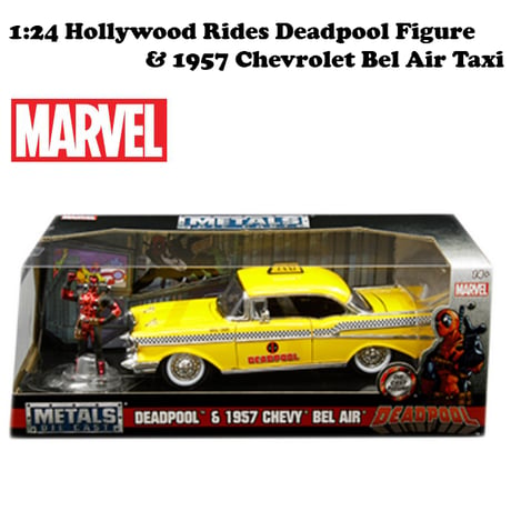 1:24 Hollywood Rides Deadpool TAXI with Deadpool Figure