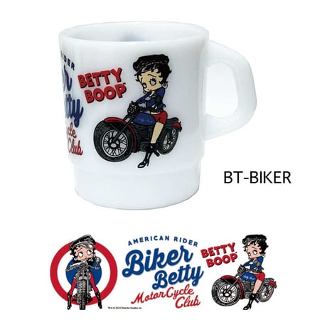 【BETTY BOOP】【ファイヤーキング風】ミルキー スタッキング マグ