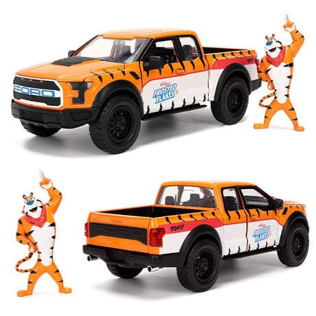 トニー ザ タイガー】ミニカー 1:24 Kellogg's 2017 Ford F-150 Raptor w/ TONY THE TIGER【トニー ザ タイガー】ミニカー
