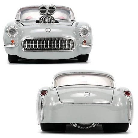 1:24 LOONEY TUNES 1957 CHEVY CORVETTE w/ BUGS BUNNY
