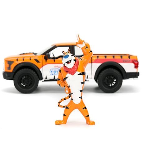 トニー ザ タイガー】ミニカー 1:24 Kellogg's 2017 Ford F-150 Raptor w/ TONY THE TIGER【トニー ザ タイガー】ミニカー