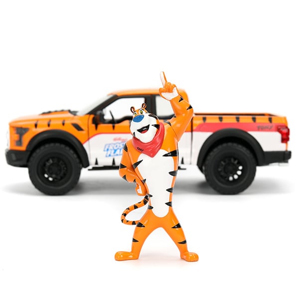 Kellogg's トニー・ザ・タイガー 2017フォードF-150ラプター Amazon.co.jp: JADA TOYS 1/24 ケロッグ コーンフロスティ