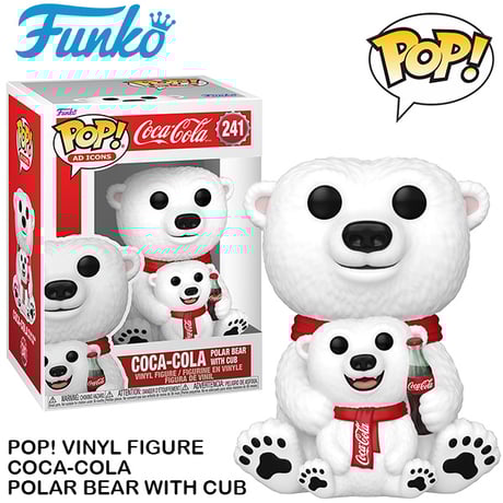 POP! AD ICONS VINYL FIGURE COCA-COLA POLAR BEAR with CUB【FUNKO】