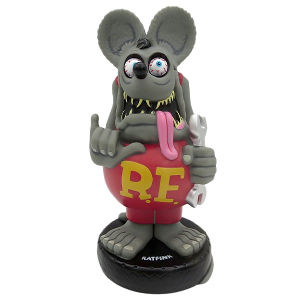 ラットフィンク ボビングヘッド 【ガレージ/グレイ】 | アメリカン雑貨