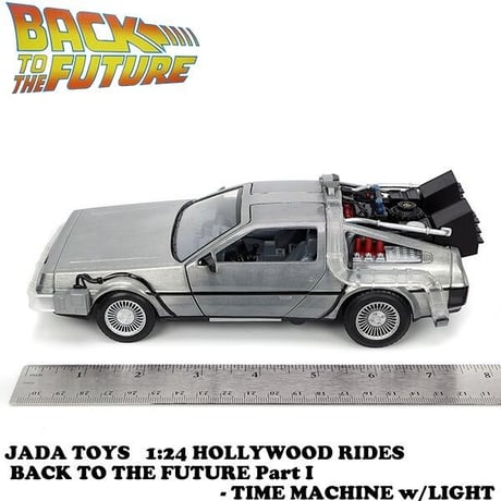 1:24 BACK TO THE FUTURE PART I - TIME MACHINE W/LIGHT