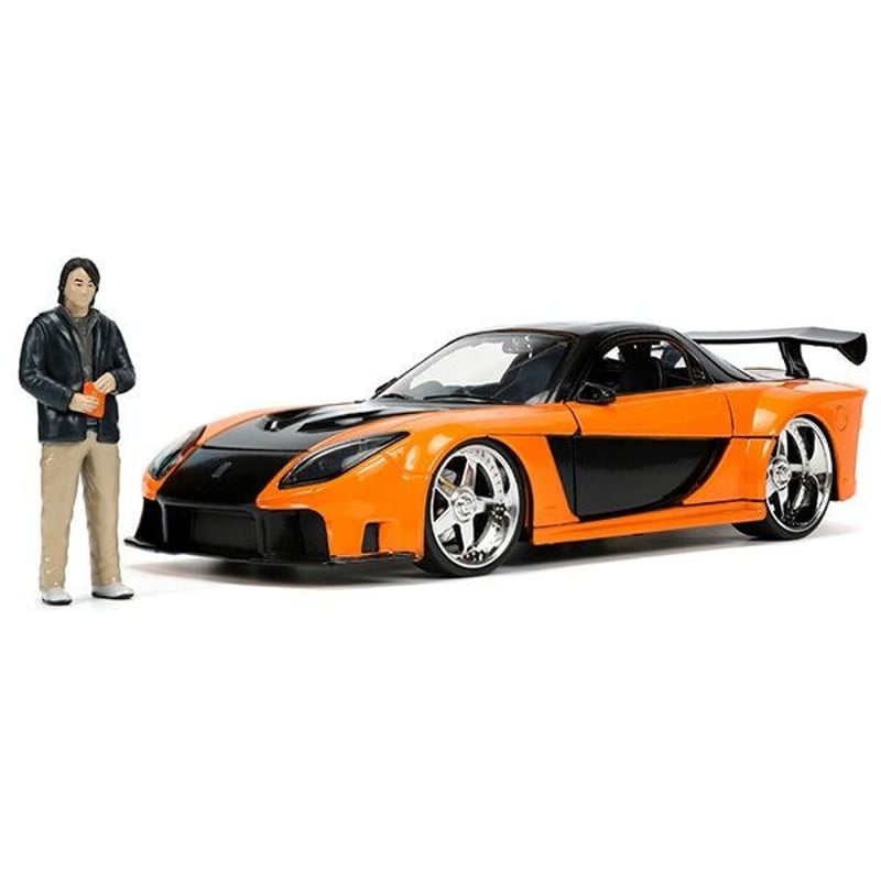 JADATOYS 1:24 F&F HAN'S MAZDA RX-7 Veilside w/H...