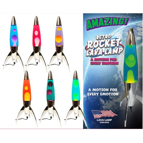 ROCKET LAVA LAMP 60’sアメリカン ヴィンテージ風 ラバランプ ライト