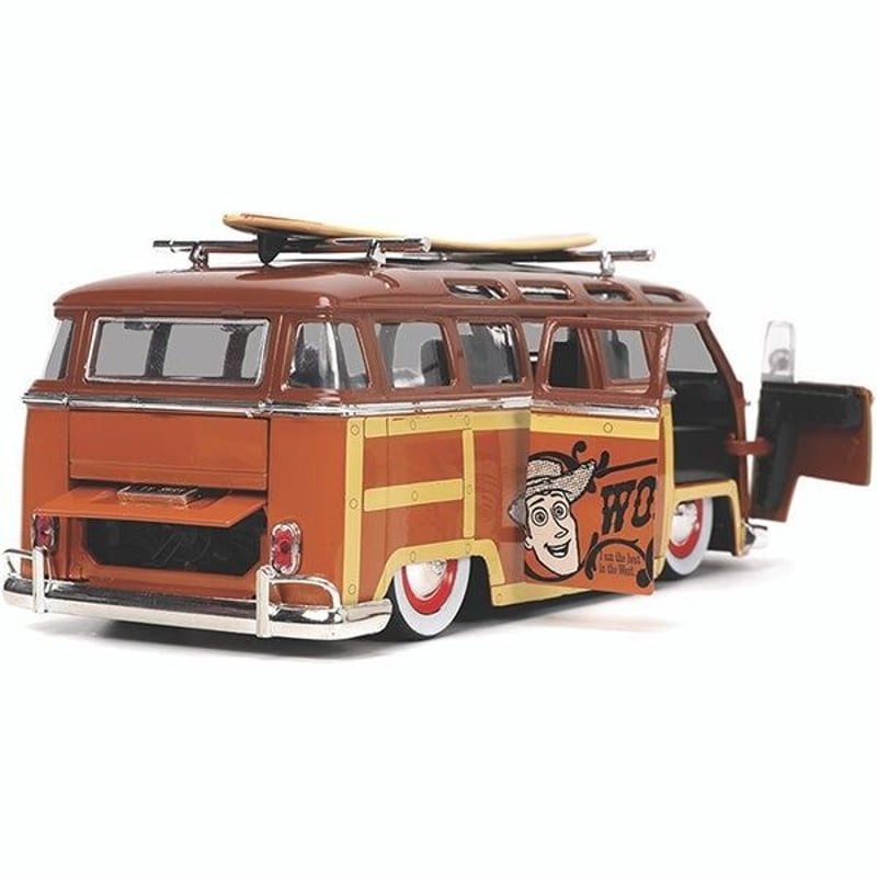 1:24 TOY STORY 1962 VOLKSWAGEN T1 BUS w/ WODDY