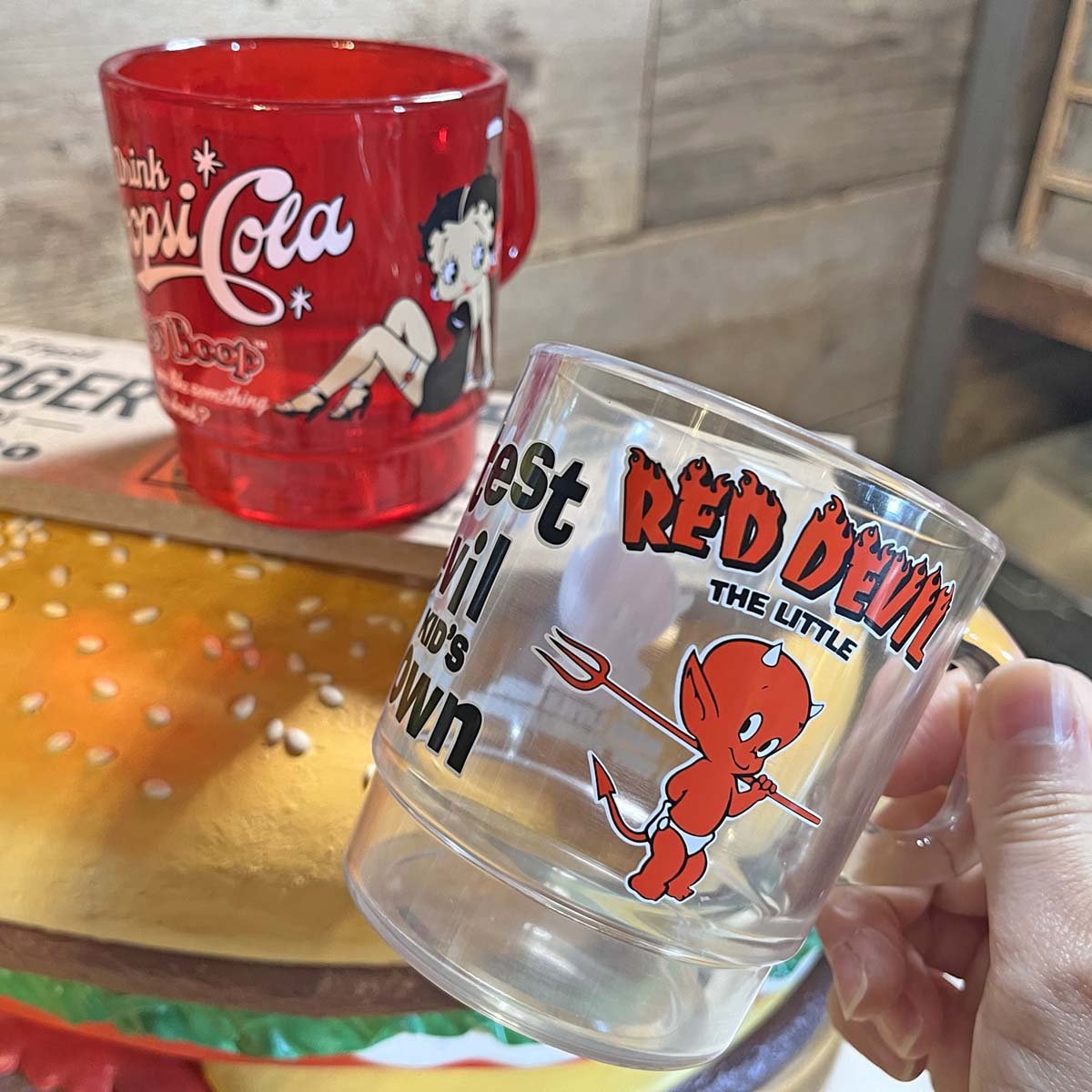 RED-D】【ファイヤーキング風】ミルキー スタッキング マグ