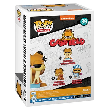 POP! COMICS VINYL FIGURE GARFIELD WITH LASAGNA【FUNKO】
