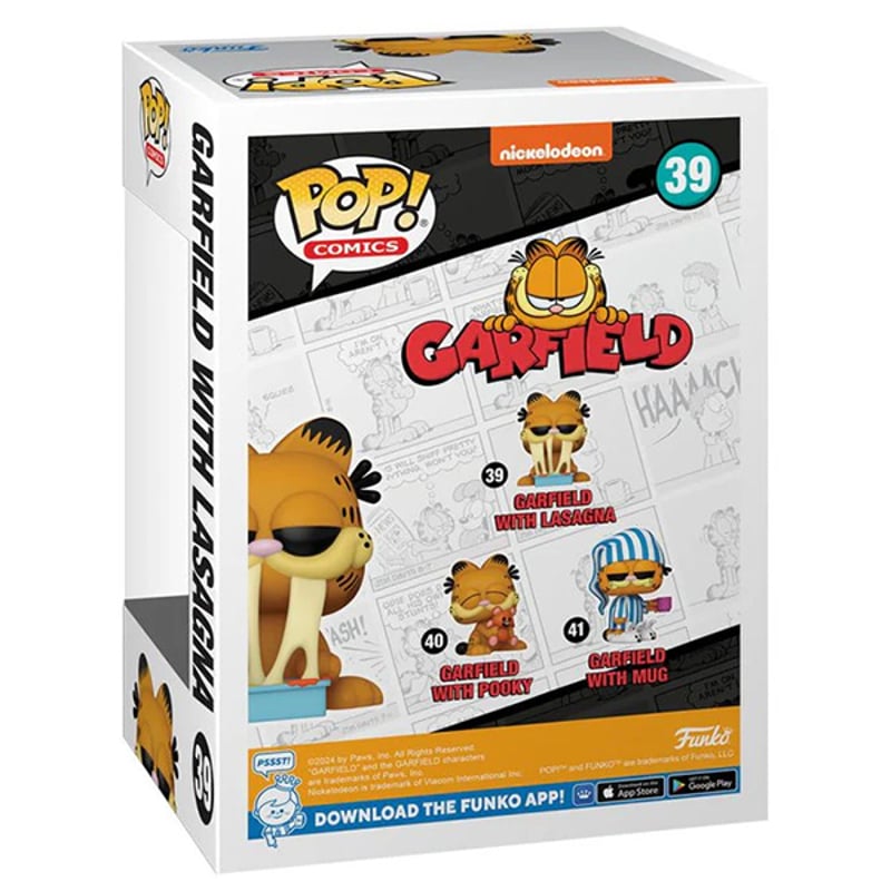 POP! COMICS VINYL FIGURE GARFIELD WITH LASAGNA【