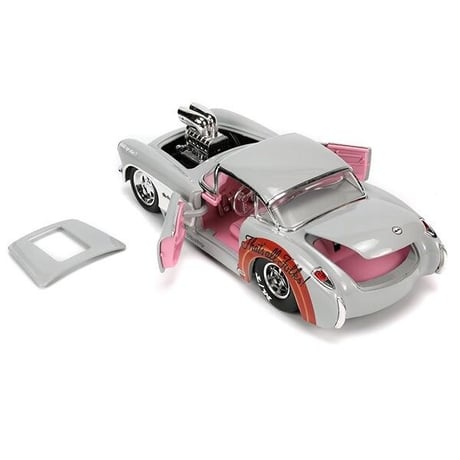 1:24 LOONEY TUNES 1957 CHEVY CORVETTE w/ BUGS BUNNY