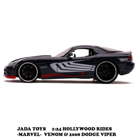 1:24 MARVEL SPIDER-MAN VENOM & 2008 DODGE VIPER