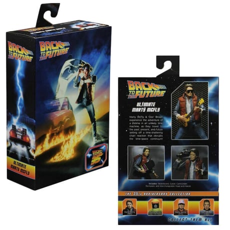 【バックトゥザフューチャー】 7"アクションフィギュア  マーティ マクフライ【NECA】