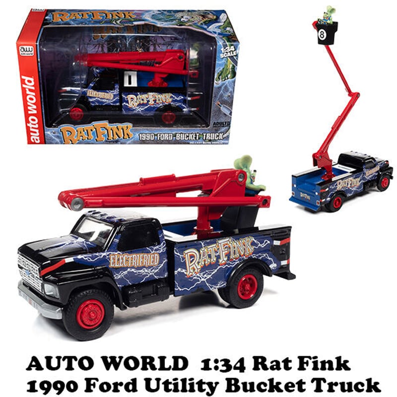 1:34 Rat Fink 1990 Ford Utility Bucket Truck |