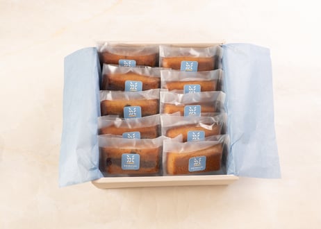 渋いちベーカリーのフィナンシェギフト - 10個セット選べる2種 - [送料別・冷蔵便]