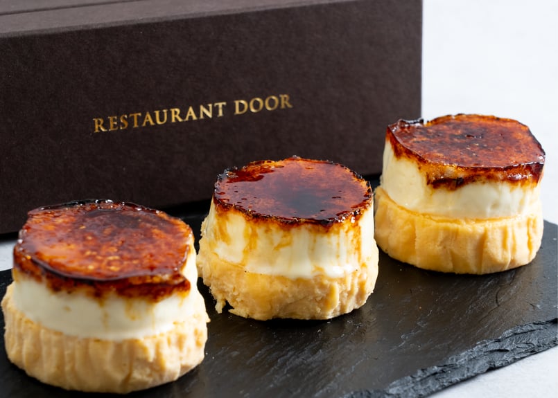 ミニバスクチーズケーキ 3個セット -RESTAURANT DOOR- | HUGEst. |
