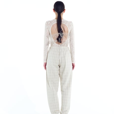 flower wool body suit