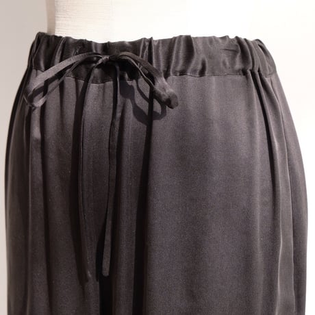 fringe silk pants