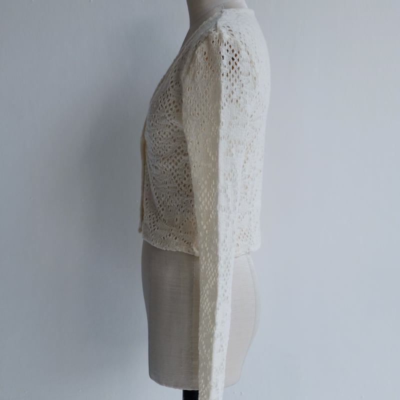 flower wool cardigan | ERiKOKATORi