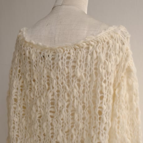 low gauge hand knit