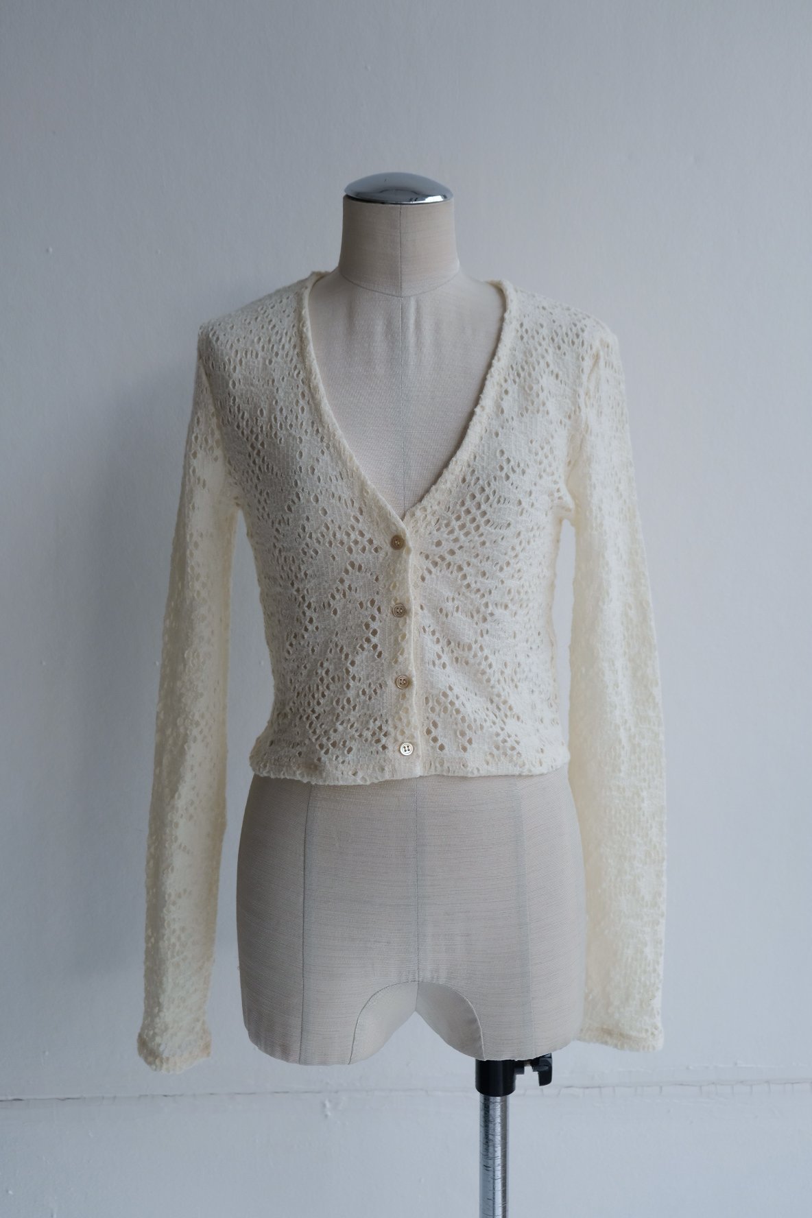 flower wool cardigan | ERiKOKATORi